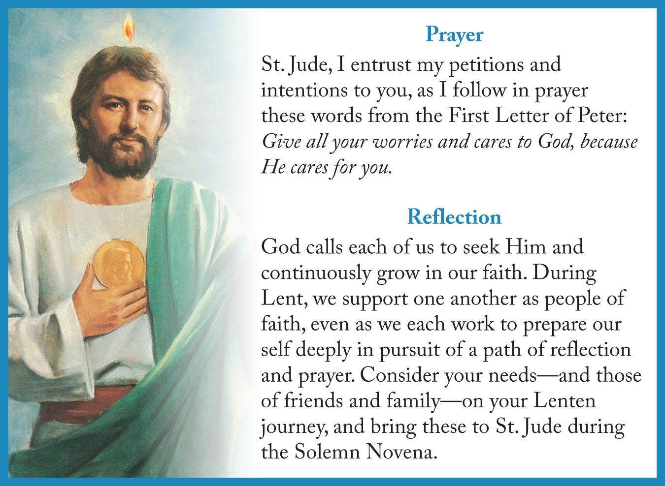 A St. Jude Prayer & Reflection