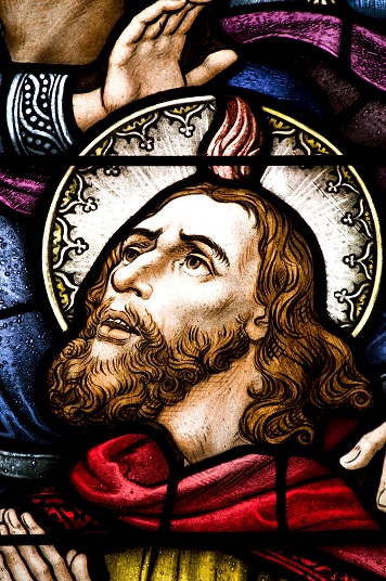 Our Lady of Guadalupe stained glass of St. Jude