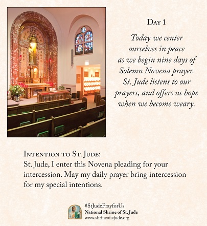 Solemn Novena to St. Jude - Day 1